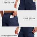 MAGCOMSEN Mens Hiking Cargo Shorts 9" Quick Dry Lightweight Shorts with 7 Pockets Outdoor Work Shorts Fishing Casual 30
