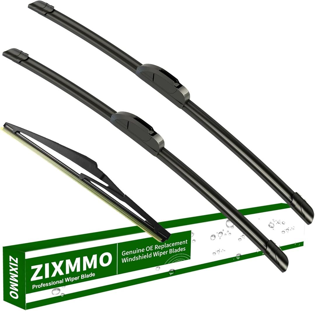 22"+21" Windshield Wiper Blades with 11" Rear Wiper Blades Set Replacement for Jeep Grand Cherokee 2014 2015 2016 2017-2021 -Original Factory Quality (Set of 3) U/J Hook