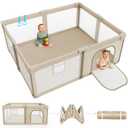 Foldable Baby Playpen 71 x 59 Inch, Large Playpen for Babies and Toddlers