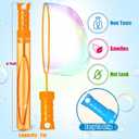 24PCS Bubble Wands for Kids,Bulk Bubble Wand for Kids Party Favor, Bubble Maker for Party Favor,Birthday,Goodie Bags, Wedding, Carnival Prizes, Summer Outdoor Toy Gifts, Assortment 6 Colors