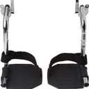 Drive Medical STDSF-TF Swing Away Footrests, Black