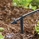 Raindrip R560DP Drip Watering System, Automatic Drip Irrigation System with Timer for Containers and Hanging Baskets, Waters up to 20 Plants, Includes 20 Drippers, Black