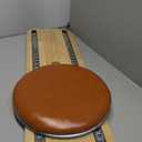 Transfer Board with Soft seat-Patient Slide Assist Device for Transferring Patient Elderly,and Disabled from Wheelchair to Bed,Toilet,Bathtub,Car Wooden Sliding Boards Platform (Brown)1