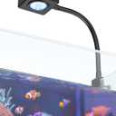 Pawfly 15 W Saltwater Aquarium Light Clip On LED Reef Light for Corals Dimmable LED Aquarium Light with Touch Control Marine Fish Tank Light with Adjustable Brightness Brilliant Blue White Red Lights