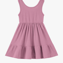U·nikaka Baby Girls Dresses Sleeveless Ribbed Toddler Princess Dresses Casual Little Girls Everyday Summer Sundress 2-6Y, Size 90
