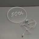 50th Anniversary Neon Sign Dimmable Happy Anniversary Sign Wedding Anniversary Decorations Led Sign Best 50th Gifts for Parents Couples(11.26")