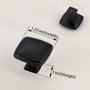 10 Pack Kitchen Cabinet knobs Hardware Black Cabinet Handles Cabinet pulls Dresser knobs Kitchen Dressers Wardrobe and Bathroom Cabinet Doors Wardrobe Door Handle Drawer Handles