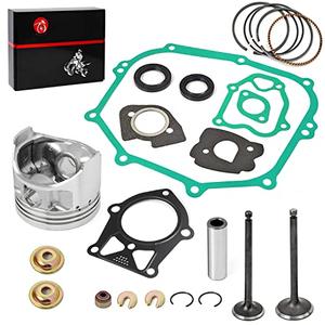 Engine Gasket Rebuild Kit STD Piston & Ring Seal Intake Exhaust Valve Compatible with Yamaha Golf Cart G14 1995 1996 JN5-11631-00-96 JN5-11610-00-00