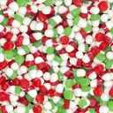 Fruidles Christmas JuJu Jelly Drops, Delicious Gummy Candy, Gluten-Free, Fun and Festive Holiday Snacking, Party Favor (5 Pounds Bulk)