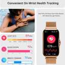 Health Fitness Tracker, Smart Watch with 24/7 Heart Rate and Blood Oxy-gen Monitor, Sleep Tracker with IP68 Waterproof, Activity Tracker Pedometer Step Counter for Women Men