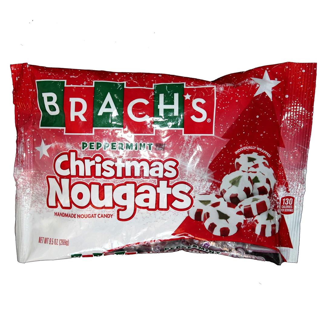 Brach's Peppermint Christmas Nougats 9 oz, BBD 04/02/26