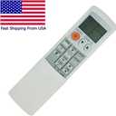 Replacement Remote Control for Mitsubishi MSZ-GE15NA MSZ-GE18NA MSZ-GE24NA MSY-GE09NA MSY-GE12NA MSY-GE15NA MSY-GE18NA MSY-GE24NA MSY-GE09NA-8 MSY-GE12NA-8 Air Conditioner
