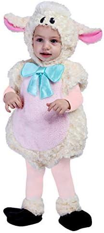 Spooktacular Creations Halloween Baby Lamb Costume, Lamb Costume Toddler for Infant, Kids Halloween Animal Dress Up Party 12-18 Months