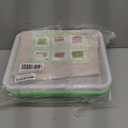 Legigo 2 Pack Seed Sprouter Trays with Lids- Soil-Free Cultivation Germination Tray, BPA Free Micro Greens Growing Trays Seed Sprouting Trays Kit with Germinating Paper for Wheatgrass, Beans and More