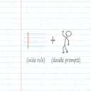 3 x Wide Ruled Wirebound Spiral Notebook, Includes Doodle Prompts to Keep Focus, Spark Creativity/Imagination, Relieve Stress, 10.5" x 8", 50 Sheets/100 Pages