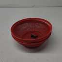 Tessco 2 Pcs Fruit Basket with Lid Mesh Apple Shaped Fruit Bowl Cover Protective Holder Countertop Metal Wire Against Flies Reusable Strainer for Gift Restaurant Kitchen Food Vegetable, Red