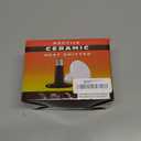 LUCKY HERP 150W Ceramic Heat Emitter, Reptile Heat Bulbs, Ceramic Heat Lamp for Reptiles, Amphibian, Chicken, Dog, Cat (2-Pack)