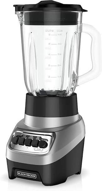 BLACK+DECKER PowerCrush 700W Blender 6-Cup Glass Jar 4-Speed Pulse Ice