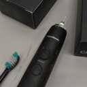 Aquasonic Black Series Ultra Whitening Toothbrush  ADA Accepted Electric Toothbrush- 8 Brush Heads & Travel Case  40,000 VPM Electric Motor & Wireless Charging - 4 Modes w Smart Timer (1 Count (Pack of 1))