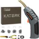 Katerk Cordless Plastic Welder  400 Staples Included, 3-Temperature Settings, USB Rechargeable Portable Plastic Welding Kit, Perfect for DIY Projects, Bumper/Toys Repair