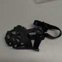 BARKLESS Dog Muzzle, Basket Muzzle for Biting, Chewing and Scavenging, Humane Cage Mouth Cover, Perfect for Grooming and Training Small Aggressive Reactive Dogs (XS, Black)