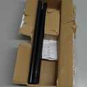 Industrial Curtain Rods for Windows 48 to 84 Inches, Blackout Wrap Around Curtain Rod, for Indoor and Outdoor, 7/8 Inch Diameter, 35 to 75 Inches, Black