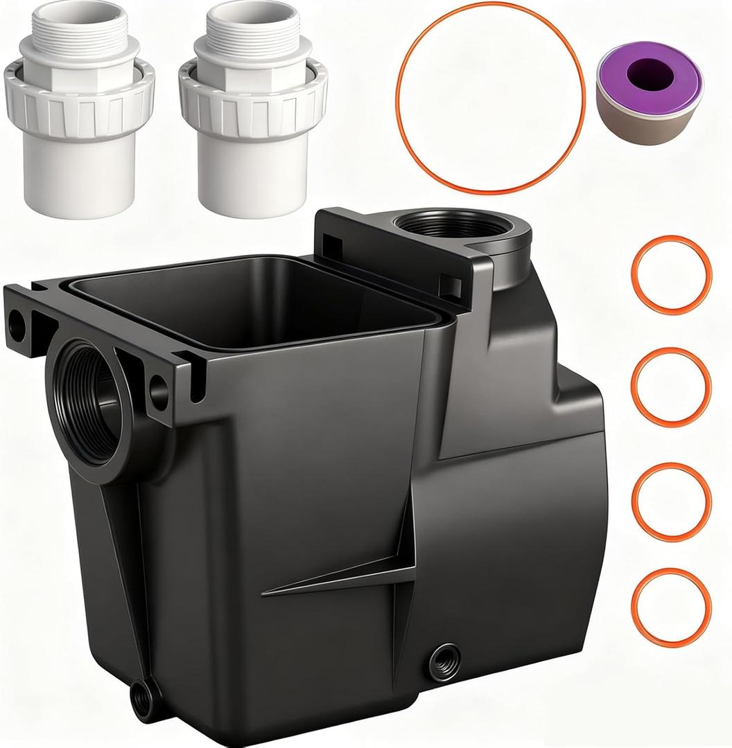 SPX1620AA Pump Strainer Housing Replacement - 2-Inch x 2-Inch Compatible with Hayward Super Pump SP1600X & SP2600X Series Pool Pump Parts