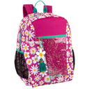 A.D. Sutton Flower Backpack With Pencil Case - Pink