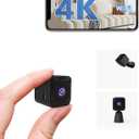 AOBOCAM 4K HD Indoor Camera for Indoor Security with App Control Motion Detection & Night Vision Wireless WiFi Rechargeable Pet Camera for Home/Office 24/7 Cycle Save Video Only (4K)