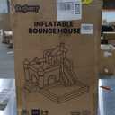 Outfunny Inflatable Bounce House, Kids Bouncy House for Boys 3-12 with Slide, Outdoor & Indoor, 450W Blower - 
Sky Blue