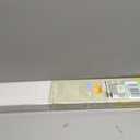 Cordless Light Filtering Mini Blind, 28 x 48 in, Pearl White