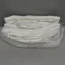 RYB HOME Half Blackout Curtains - Home Kitchen Door Window Treatment Drapes Back Tab Room Darkening Energy Saving for Kid's Room Hotel, 42 Wide x 54 Long, Pure White, 2 Pcs