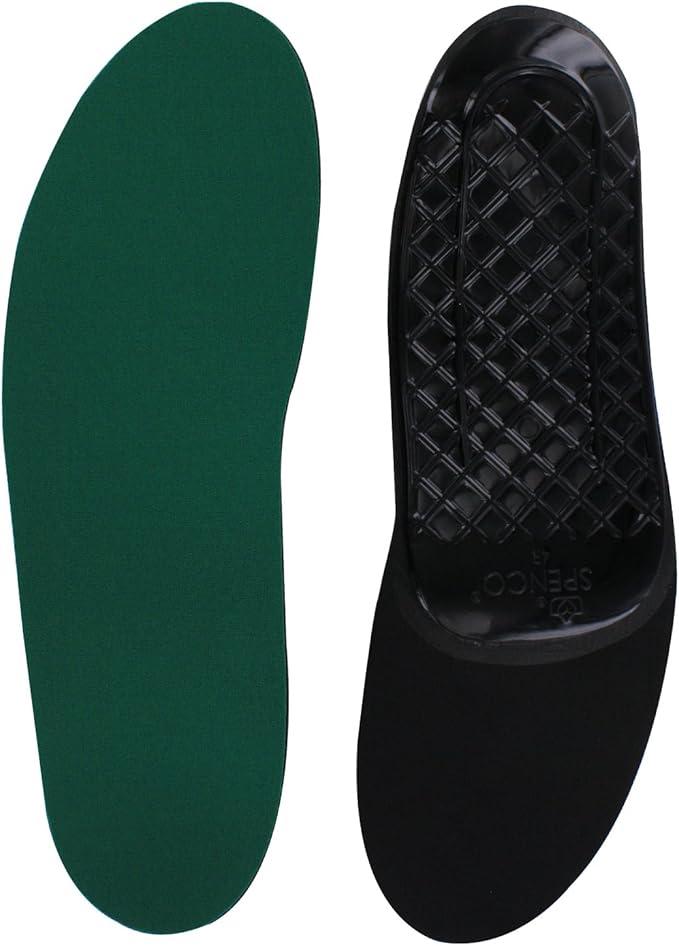 Spenco Rx Orthotic Arch Support Full Length Shoe Insoles, Men's 1213.5, Green