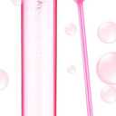 108 PCS Bear Bubble Wands Bulk Mini Bubble Wands for Baby Shower Girls Baptism Bear Theme Party Supplies Summer Birthday Gift Toys Classroom Prizes with It's a Girl Stickers We Can Bearly Wait Cards