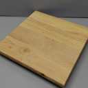 Bucherry Wood Butcher Block Cutting Board with Feet for Kitchen, 11.8 Inch Square Chopping Block Cutting Board for Meat Vegetables Charcuterie, Countertop Riser and Tabletop Display 1.78 Inches Thick