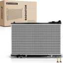 A-Premium Engine Coolant Radiator with Transmission Oil Cooler Compatible with Infiniti FX45 2003-2008 V8 4.5L, Automatic Transmission, Replace# 21460CM81B, 2146CG200