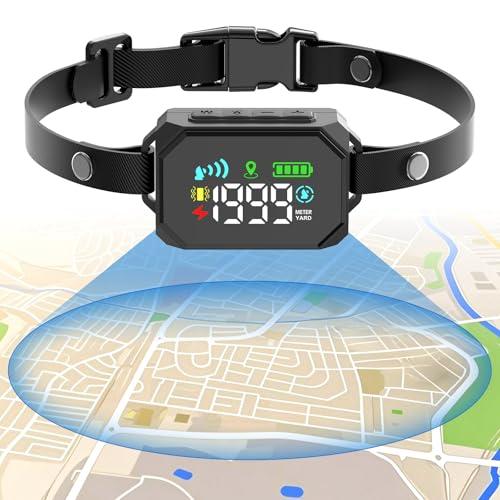 VERSMELO GPS Wireless Dog Fence, Electric Fence for Dogs, Perimeter Collar Fence System, Radius 33-1999 Yards, IPX7 Waterproof, Beep Vibration Shock Correction, for Pets Over 18 Lbs