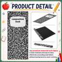 7 x 3 ft Large Composition Notebook Classroom Rug School Gift, 2'11" x 6'10"