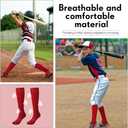 JaGely 5 Pcs Youth Adjustable Belt Baseball Socks and Belt for Youth Adult 1 Softball Waist with 2 Pairs of Sock