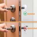 2 x Door Stopper Wall Protector, Door Stoppers for Wall Self Adhesive 6Pack 2", Quiet Door Bumpers for Wall Clear, Strongest Door Handle Stopper, Guard Door Bumper Silencer