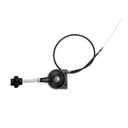 Excavator Throttle Cable Controller Handle Manual Throttle Control Bendable Cable for Excavators Heavy Equipment (40" Length)