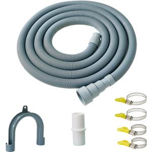 Universal Washing Machine Drain Hose Extension & Portable Washer Drain Hose,Dishwasher Drain Hose with Clamp (10ft)