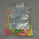 HILAVO Summer Tropical Balloon Arch Garland Kit Iridescent Star Balloons and Transparent Balloon Teal Pastel Pink Orange Yellow Lime Green Balloons for Hawaiian Luau Aloha Birthday Pool Party Decor