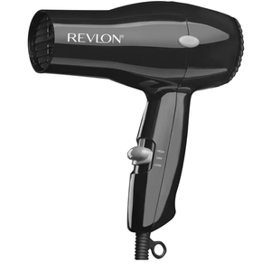 Revlon Compact Hair Dryer | 1875W Lightweight Design, Perfect for Travel, (Black)