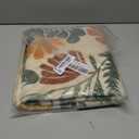 RoomTalks Colorful Floral Botanical 2x3 Small Area Rugs for Bathroom Kitchen Indoor Soft Aesthetic Entryway Rugs Washable, Modern Abstract Funky Boho Plants Cute Tropical Bathroom Rugs Non Slip (Green and Terracotta)