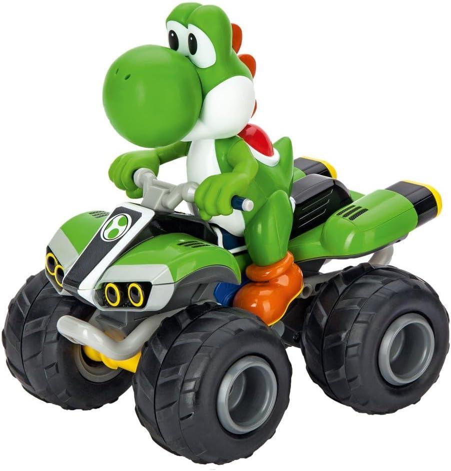 Carrera RC Nintendo Mario Kart 2.4 GHz Radio Remote Control Toy Car Vehicle - Yoshi Quad