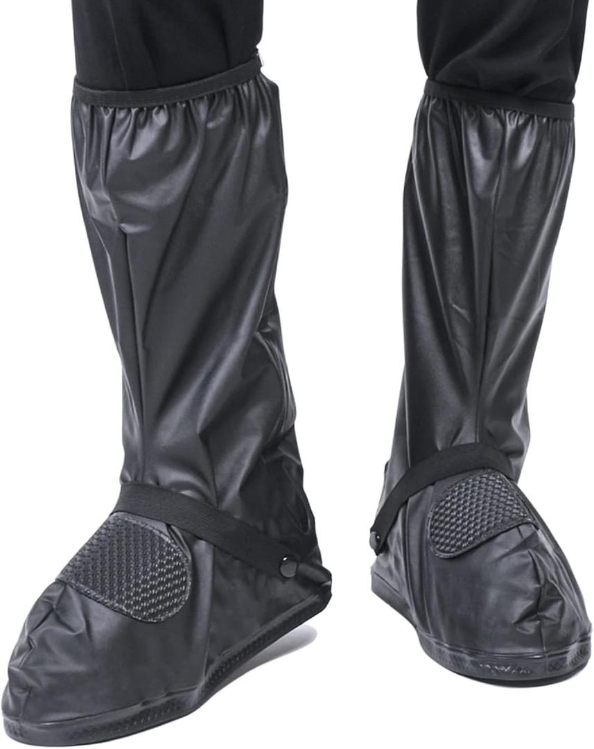 Waterproof Shoe Cover Motorcycle Black3 2XL (XX-Large)