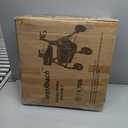 BlessReach Foldable Rollator Walkers with Seat for Seniors, 450 lb Capacity, 8'' Wheels, 18" Big Seat, 6-Position Adjustable Height, Heavy-Duty Aluminum Rolling Walker (Purple)