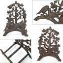 Sungmor Heavy Duty Cast Iron Hose Holder,Garden & Yard Decorative Birds Wall Mounted Hose Butler,Water Pipe Holds,Rack,Hanger,Antique Wall Decorations