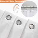 ORTIGIA Brown Misty Forest Shower Curtain for Bathroom, Nature Woodland Shower Curtain Set with Hooks, Decorative Pine Tree Fog Magic Bath Curtain for Home, Waterproof Fabric, Weighted, 72x72